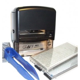 Штамп самонаборный G40 DIY ECONOM 